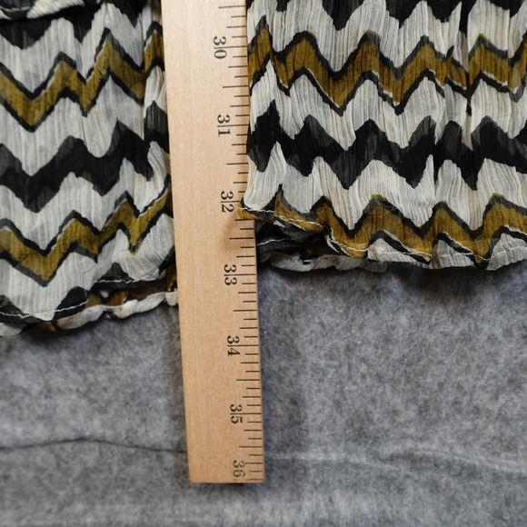 Anthropologie Dress Womens 6 HD Paris Sierade Printed Beaded Socked Sheer Mini - Picture 11 of 12